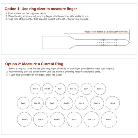 Measure Ring Size Printable